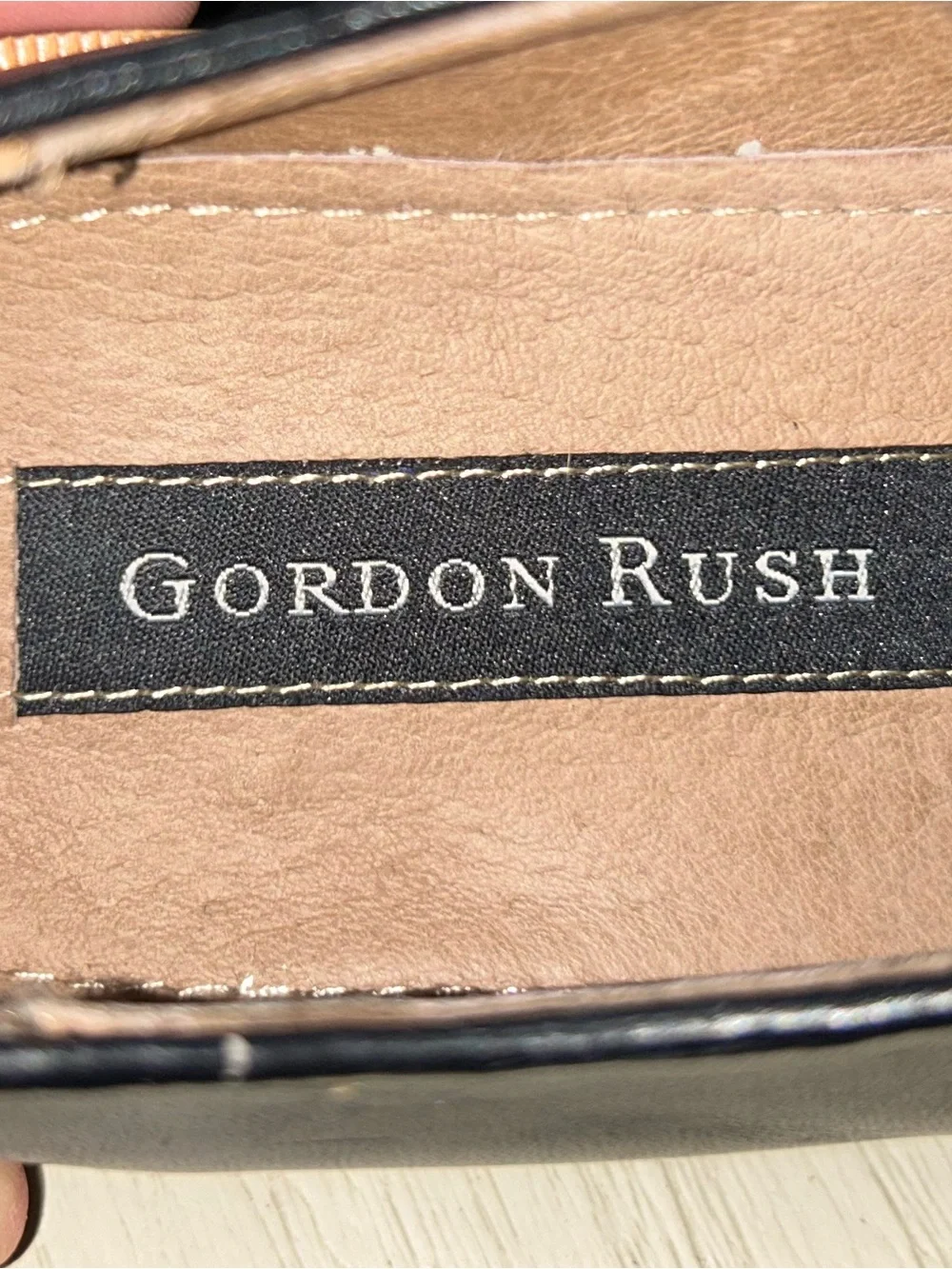 Gordon Rush Mens Black Hester 500124 Dress Shoes Size 7.5
